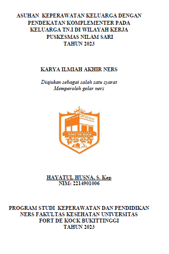 Asuhan Keperawatan Keluarga Dengan Pendekatan Komplementer Pada Keluarga Tn. I Di Wilayah Kerja Puskesmas Nilam Sari Tahun 2023