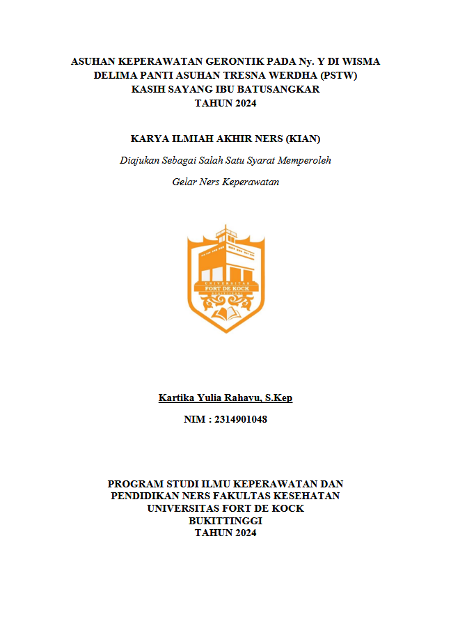 Asuhan Keperawatan Gerontik Pada Ny. Y Di Wisma Delima Panti Sosial Tresna Werdha (PSTW) Kasih Sayang Ibu Batusangkar Tahun 2024