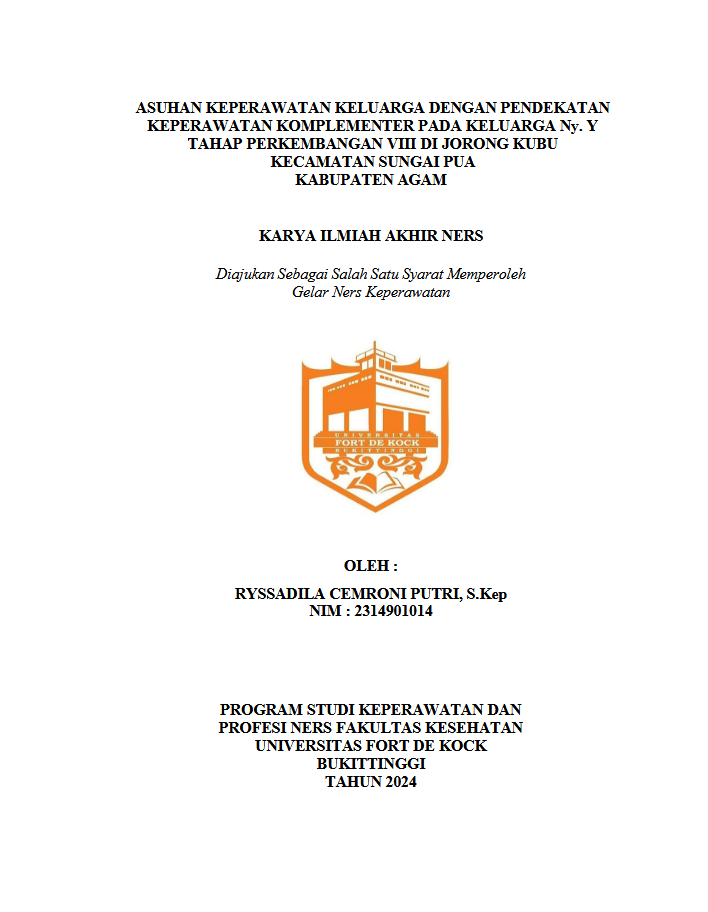 Asuhan Keperawatan Keluarga Dengan Pendekatan Keperawatan Komplementer Pada Keluarga Ny. Y Tahap Perkembangan VIII Di Jorong Kubu Kecamatan Sungai Pua Kabupaten Agam