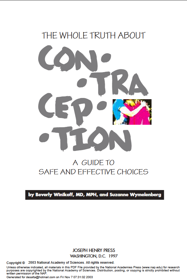 The Whole Truth About Contraception