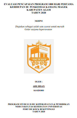 Evaluasi Pencapaian Program 1000 Hari Pertama Kehidupan di Puskesmas Kamang Magek Kabupaten Agam Tahun 2020