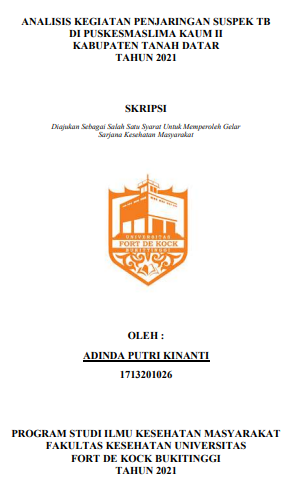 Analisis Kegiatan Penjaringan Suspek TB Di Puskesmas Lima Kaum Ii Kabupaten Tanah Datar Tahun 2021