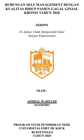 Literature Review : Hubungan Self Management Dengan Kualitas Hidup Pasien Gagal Ginjal Kronis Tahun 2020