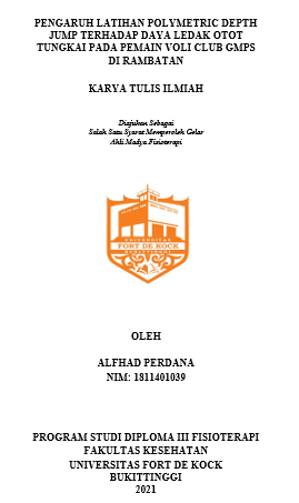 Pengaruh Latihan Polymetric Depth Jump Terhadap Daya Ledak Otot Tungkai Pada Pemain Voli Club GMPS Di Rambatan