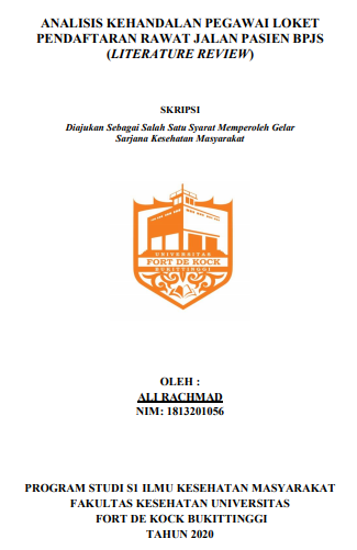Literature Review : Analisis Kehandalan Pegawai Loket Pendaftaran Rawat Jalan Pasien BPJS
