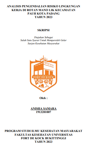Analisis Pengendalian Risiko Lingkungan Kerja Di Rotan Mano Lik Kecamatan Pauh Kota Padang Tahun 2023