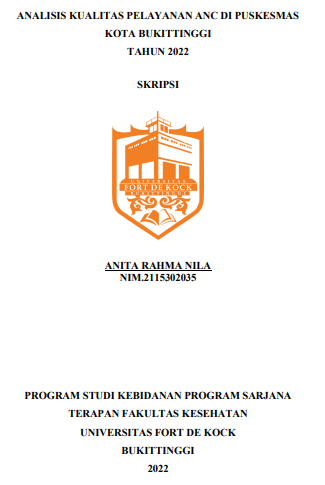 Analisis Kualitas Pelayanan ANC di Puskesmas Kota Bukittinggi Tahun 2022