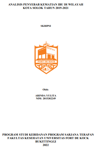 Analisis Penyebab Kematian Ibu Di Wilayah Kota Solok Tahun 2019-2021
