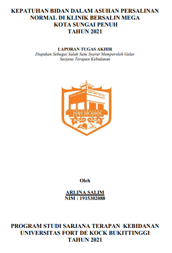 Kepatuhan Bidan Dalam Asuhan Persalinan Normal Di Klinik Bersalin Mega Kota Sungai Penuh Tahun 2021