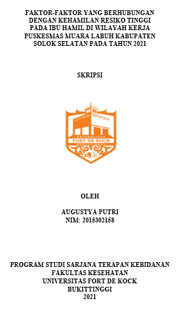 Faktor-Faktor Yang Berhubungan Dengan Kehamilan Resiko Tinggi Pada Ibu Hamil di Wilayah Kerja Puskesmas Muara Labuh Kabupaten Solok Selatan Pada Tahun 2021