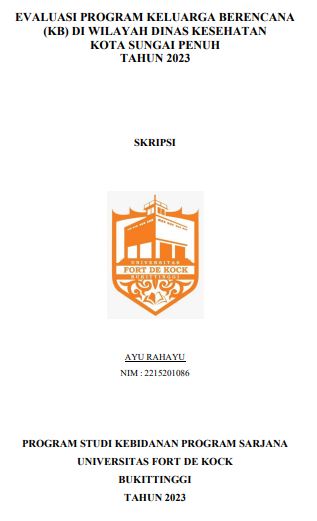 Evaluasi Program Keluarga Berencana (KB) di Wilayah Dinas Kesehatan Kota Sungai Penuh Tahun 2023