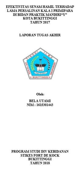 Efektivitas Senam Hamil Terhadap Lama Persalinan Kala I Primipara di BPM Y Kota Bukittinggi Tahun 2017