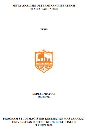 Literature Review : Meta-Analisis Determinan Hipertensi di Asia Tahun 2020