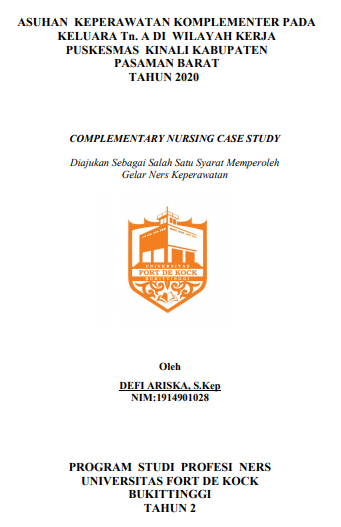 Asuhan Keperawatan Komplementer pada Keluarga Tn.A di Wilayah Kerja Puskesmas Kinali Kabupaten Pasaman Barat Tahun 2020