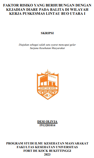 Faktor Risiko Yang Berhubungan Dengan Kejadian Diare Pada Balita Di Wilayah Kerja Puskesmas Lintau Buo Utara I