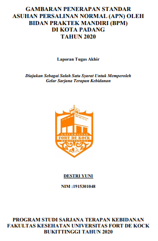 Gambaran Penerapan Standar Asuhan Persalinan Normal (APN) oleh Bidan Praktek Mandiri (BPM) di Kota Padang Tahun 2020