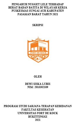 Pengaruh Nugget Lele Terhadap Berat Badan BATITA di Wilayah Kerja Puskesmas Sungai Aur Kabupaten Pasaman Barat Tahun 2021