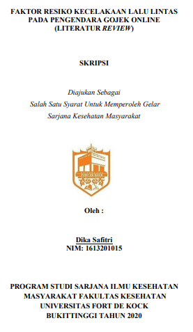 Literature Review : Faktor Resiko Kecelakaan Lalu Lintas Pada Pengendara Gojek Online