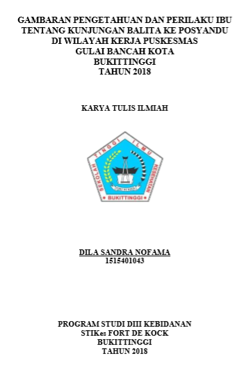Gambaran Pengetahuan Dan Perilaku Ibu tentang Kunjungan Balita Ke Posyandu Di Wilayah Kerja Puskesmas Gulai Bancah Kota Bukittinggi Tahun 2018