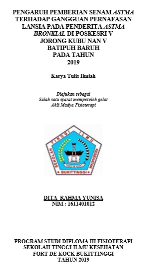 Pengaruh Pemberian Senam Atsma Terhadap Gangguan Pernafasan Lansia  pada Penderita Astma Bronkial Di Poskesri V Jorong Kubu Nan V Batipuh Baruh  pada Tahun 2019