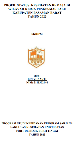 Profil Status Kesehatan Remaja Di Wilayah Kerja Puskesmas Talu Kabupaten Pasaman Barat Tahun 2023