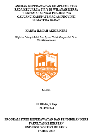 Asuhan Keperawatan Komplementer Pada Keluarga Tn. Y di Wilayah Kerja Puskesmas  Sungai Pua Jorong Galuang Kabupaten Agam Provinsi Sumatera Barat