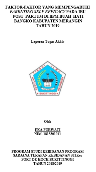 Parenting Self Efficacy Pada Ibu Post Partum di BPM Buah Hati Bangko  Kabupaten Merangin Tahun 2019