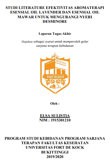 Literature Review : Efektivitas Aromaterapi Esensial Oil Lavender dan Aromaterapi Esensial Oil Mawar Untuk Mengurangi Nyeri Dismenore