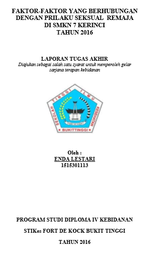 Faktor-faktor yang Berhubungan dengan Perilaku Seksual Remaja di SMKN 7 Kerinci Tahun 2016