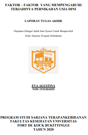 Literature Review : Faktor-Faktor Yang Mempengaruhi Terjadinya Pernikahan Usia Dini