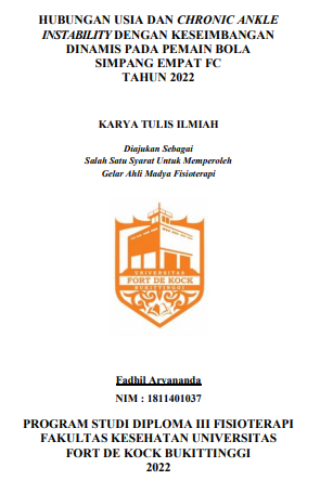 Hubungan Usia Dan Chronic Ankle Instability Dengan Keseimbangan Dinamis Pada Pemain Bola Simpang Empat Fc Tahun 2022