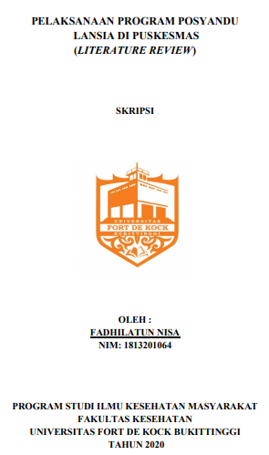 Literature Review : Pelaksanaan Program Posyandu Lansia Di Puskesmas