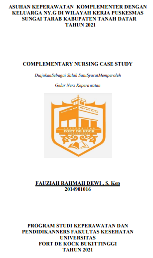 Asuhan Keperawatan Komplementer Pada Keluarga Tn. A Di Wilayah Kerja Puskesmas Sungai Tarab Kabupaten Tanah Datar 2021
