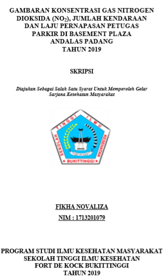 Gambaran Konsentrasi Gas Nitrogen Dioksida (NO2), Jumlah Kendaraan dan Laju Pernapasan Petugas Parkir di Basement Plaza Andalas Padang Tahun 2019