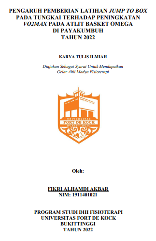 Pengaruh Pemberian Latihan Jump To Box Terhadap Peningkatan Vo2max Pada Atlit Basket Omega Di Payakumbuh Tahun 2022