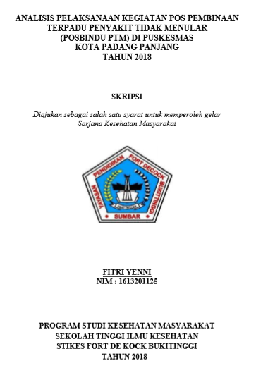 Analisis Pelaksanaan Kegiatan Pos Pembinaan Terpadu Penyakit Tidak Menular (Posbindu PTM) Di Puskesmas Kota Padang Panjang Tahun 2018