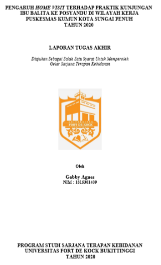Pengaruh Home Visit Terhadap Praktik Kunjungan Ibu Balita Ke Posyandu di Wilayah Kerja Puskesmas Kumun Kota Sungai Penuh Tahun 2019