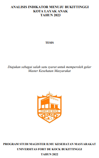 Analisis Indikator Menuju Bukittinggi Kota Layak Anak Tahun 2023