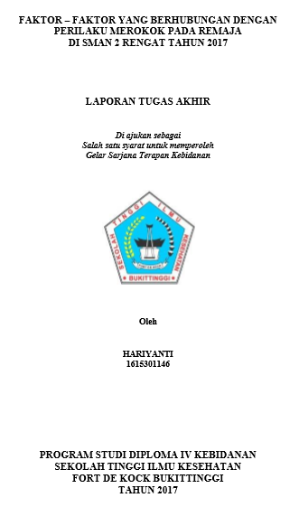 Faktor  Faktor  Yang Berhubungan Dengan Perilaku Merokok Pada Remaja Di SMA Negeri 2  Rengat Tahun 2017