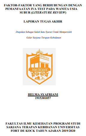 Literature Review : Faktor-Faktor yang Berhubungan dengan pemanfaatan IVA Test pada Wanita Usia Subur