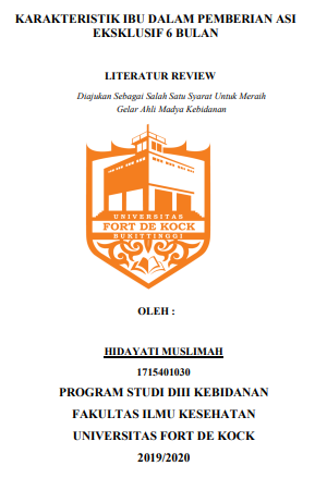 Literature Review : Karakteristik Ibu Dalam Pemberian ASI Eksklusif 6 Bulan