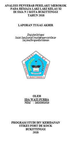Analisis Penyebab Perilaku Merokok Pada Remaja  Laki Laki Kelas XI Di SMA N 2 Kota Bukittinggi Tahun 2018