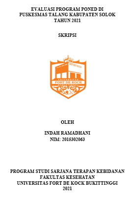 Evaluasi Program Poned Di Puskesmas Talang Kabupaten Solok Tahun 2021