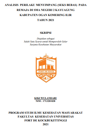 Analisis Perilaku Menyimpang (Seks Bebas) Pada Remaja Di SMA Negeri 2 Kayuagung Kabupaten Ogan Komering Ilir Tahun 2021