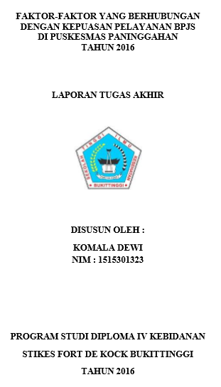 Faktor-Faktor yang Berhubungan dengan Kepuasan Pelayanan BPJS di Puskesmas Paninggahan Tahun 2016