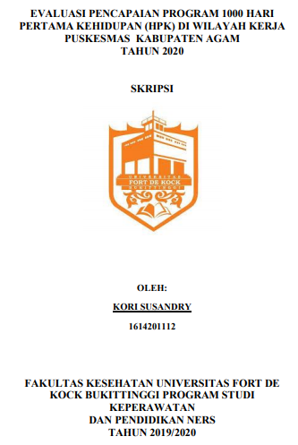 Evaluasi Pencapaian Program 1000 Hari Pertama Kehidupan (HPK) Di Puskesmas Pakan Kamis Kabupaten Agam Tahun 2020