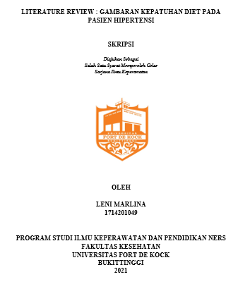 Literature Review : Gambaran Kepatuhan Diet Pada Pasien Hipertensi