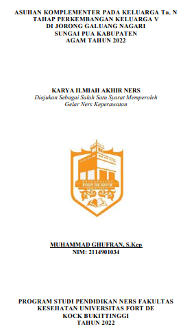 Asuhan Komplementer Pada Keluarga Tn. N Tahap Perkembangan Keluarga V Di Jorong Galuang Nagari Sungai Pua Kabupaten Agam Tahun 2022
