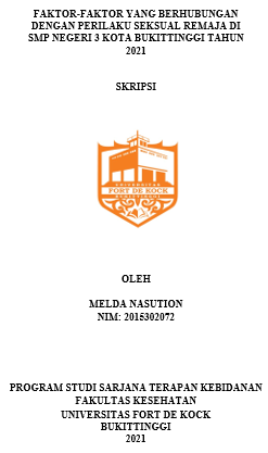 Faktor-Faktor Yang Berhubungan Dengan Perilaku Seksual Remaja Di SMP Negeri 3 Kota Bukittinggi Tahun 2021