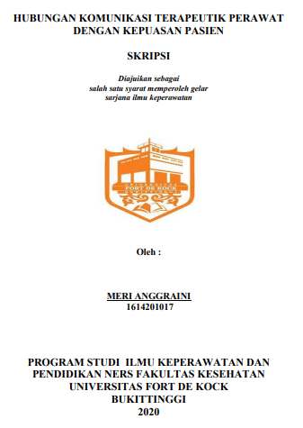 Literature Review : Hubungan Komunikasi Terapeutik Perawat Dengan Kepuasan Pasien